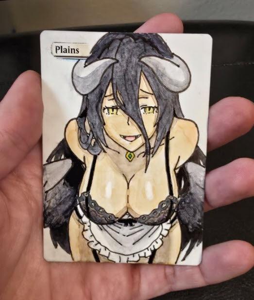 Albedo from Overlord | MTG Plains Card