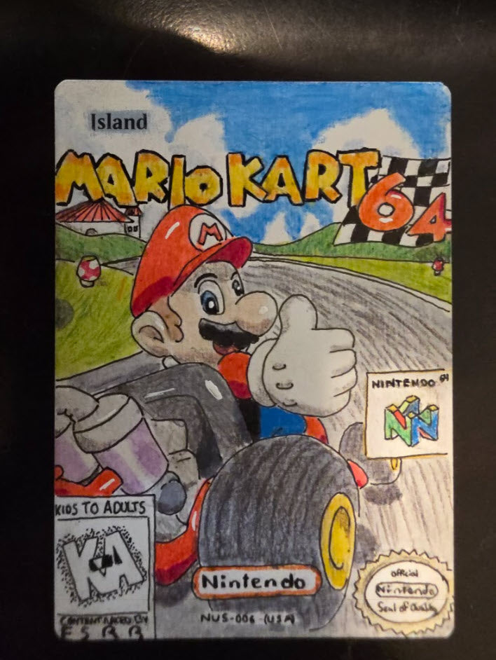 Mario from Super Mario Bros | MTG Altered Island Card