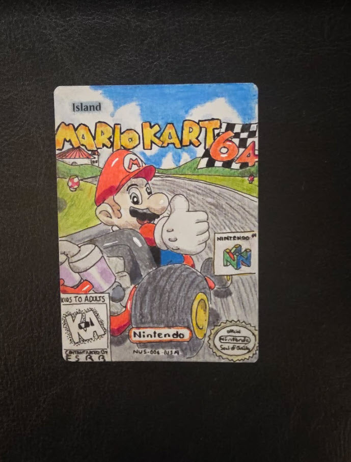 Mario from Super Mario Bros | MTG Altered Island Card